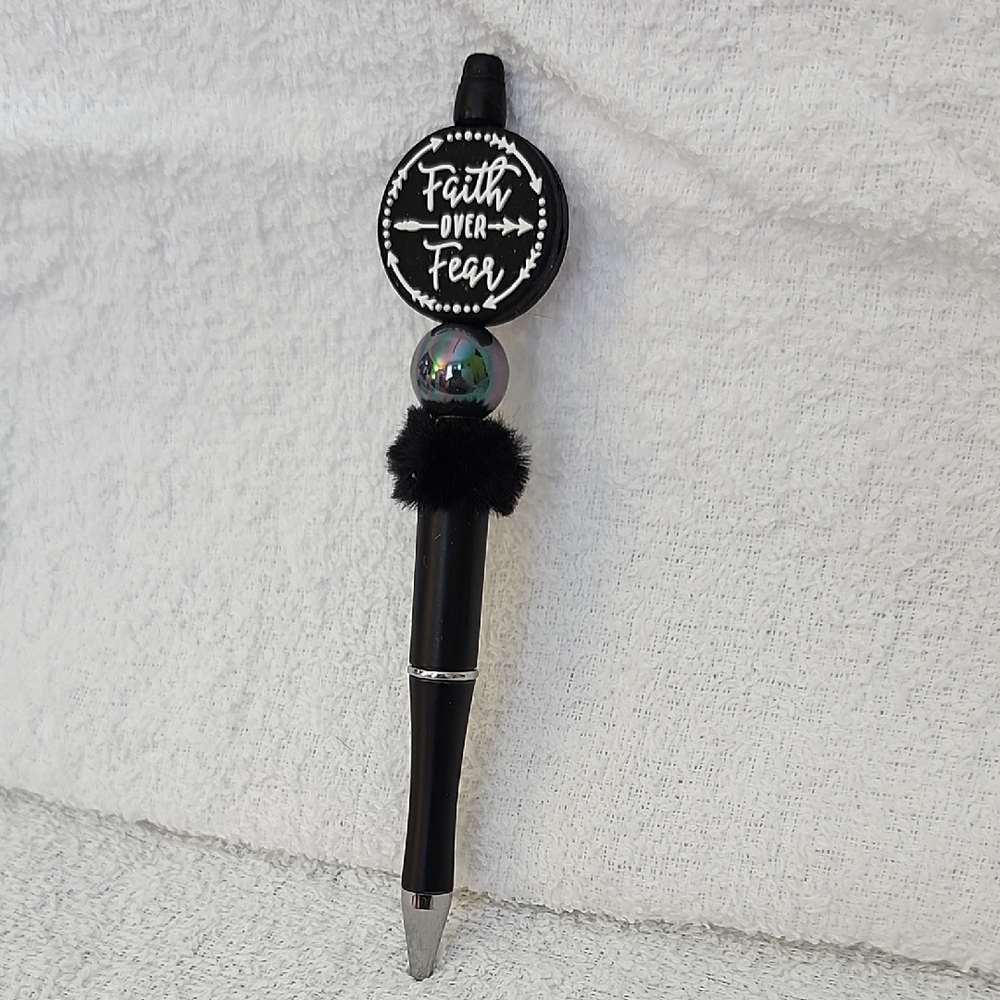 Black Faith Over Fear Pen